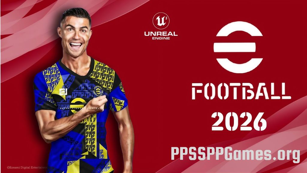 PES eFootball 2026 PPSSPP commentaire français